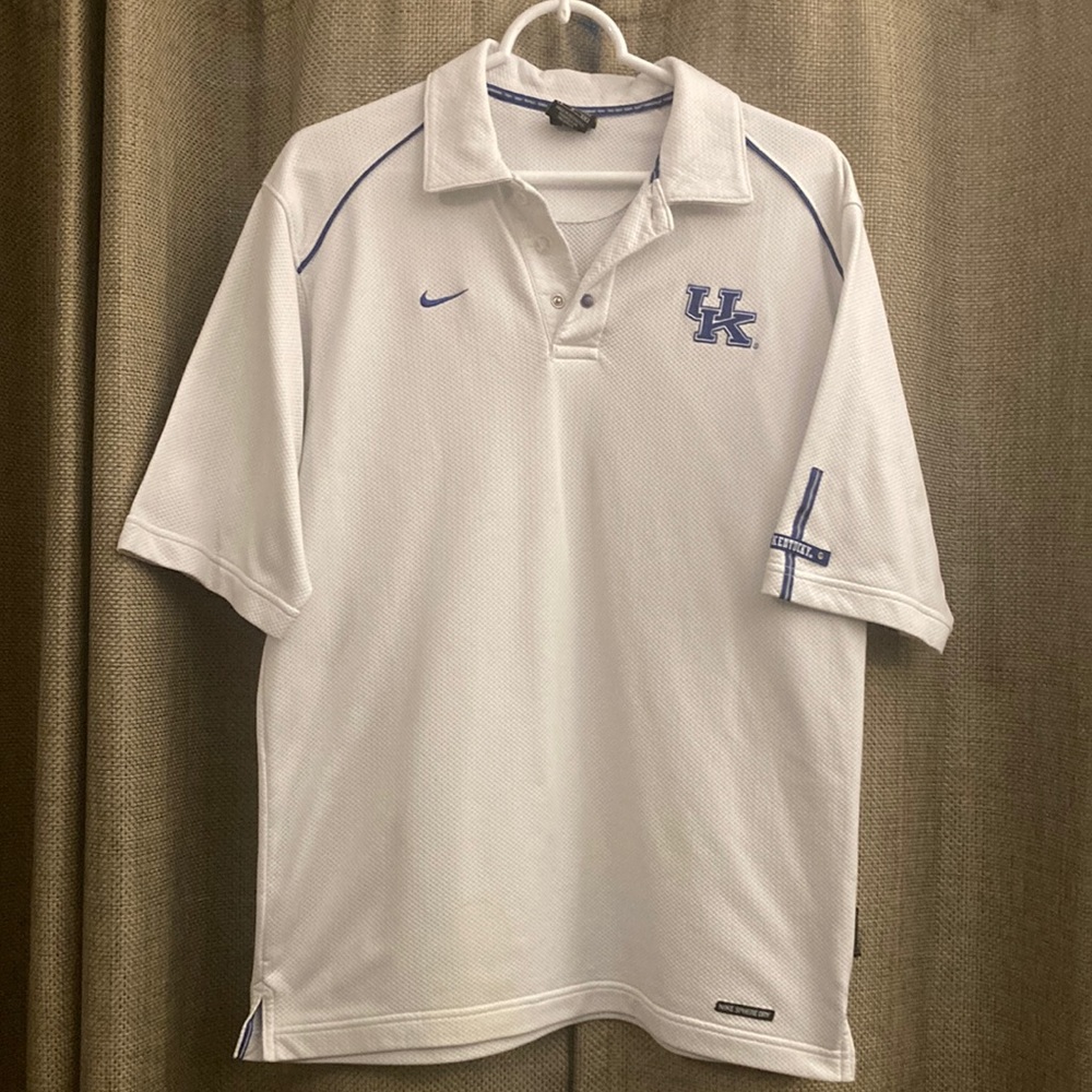 Nike UK University of Kentucky Polo Shirt Size Small EUC
